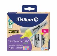 Produktbild Pelikan Marker 490® eco, Set aus 6 Neon-Farben im Etui