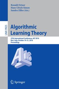 Produktbild: Algorithmic Learning Theory