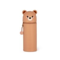 Produktbild: Legami 2-in-1 Federm&auml;ppchen aus Silikon - kawaii - Teddyb&auml;r