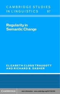 Produktbild: Regularity in Semantic Change