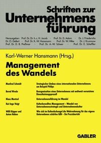 Produktbild: Management des Wandels