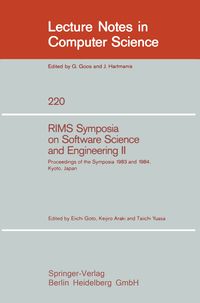 Produktbild: RIMS Symposium on Software Science and Engineering II
