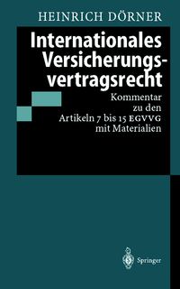 Produktbild: Internationales Versicherungsvertragsrecht