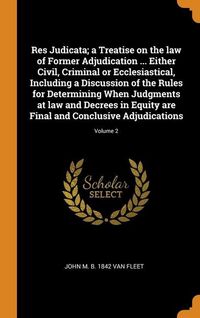 Produktbild: Res Judicata a Treatise On The