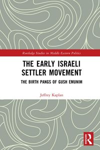 Produktbild: The Early Israeli Settler Movement