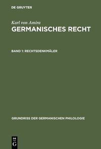 Produktbild: Rechtsdenkm&auml;ler