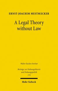 Produktbild: A Legal Theory without Law