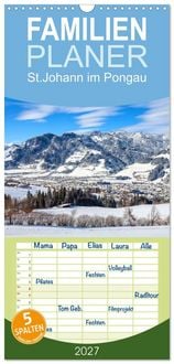 Produktbild: Familienplaner 2027 - St.Johann im Pongau mit 5 Spalten (Wandkalender, 21 x 45 cm) CALVENDO