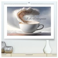 Produktbild: Kaffe mal anders geniessen (hochwertiger Premium Wandkalender 2026 DIN A2 quer), Kunstdruck in Hochglanz