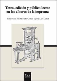 Produktbild: Texto, edici&oacute;n y p&uacute;blico lector en los albores de la imprenta