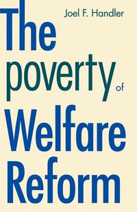 Produktbild: The Poverty of Welfare Reform