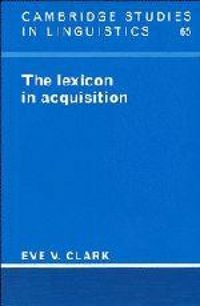 Produktbild: The Lexicon in Acquisition