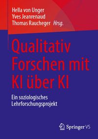 Produktbild: Qualitativ Forschen mit KI &uuml;ber KI