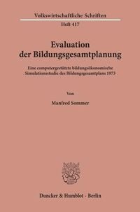 Produktbild: Evaluation der Bildungsgesamtplanung.