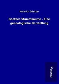Produktbild: Goethes Stammb&auml;ume - Eine genealogische Darstellung