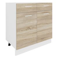 Produktbild: K&uuml;chenschrank B 80 cm Unterschrank Schublade Esilo