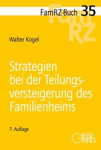 Produktbild: Strategien bei der Teilungsversteigerung des Familienheims