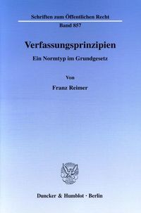 Produktbild: Verfassungsprinzipien.