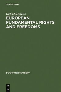 Produktbild: European Fundamental Rights and Freedoms