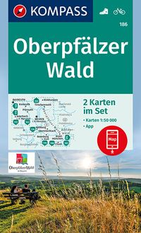Bild vom Artikel KOMPASS Wanderkarten-Set 186 Oberpfälzer Wald (2 Karten) 1:50.000 vom Autor Kompass-Karten GmbH