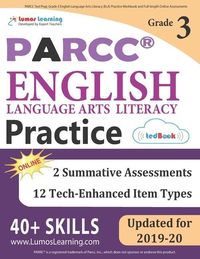 Produktbild: PARCC Test Prep: Grade 3 English Language Arts Literacy (ELA) Practice Workbook and Full-length Online Assessments: PARCC Study Guide