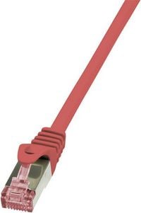 Produktbild: LogiLink Professional Patchkabel Cat.6 S/FTP, PIMF, PrimeLine, rot, 2m