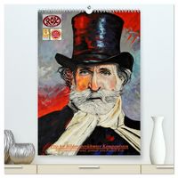 Produktbild: PopArt Bilder ber&uuml;hmter Komponisten (hochwertiger Premium Wandkalender 2026 DIN A2 hoch), Kunstdruck in Hochglanz