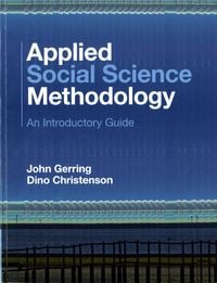 Produktbild: Applied Social Science Methodology