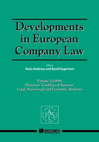 Produktbild: Developments in European Company Law