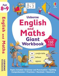 Produktbild: Usborne English and Maths Giant Workbook 8-9
