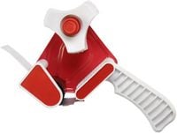 Produktbild: TOOLCRAFT Packband-Abroller Rot, Wei&szlig; Rollenbreite (max.): 50mm Rollenl&auml;nge (max.) 66m