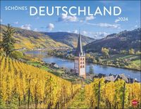 Schönes Deutschland Posterkalender 2024. Reise-Kalender mit 12 atemberaubenden Fotografien von der Nordsee bis zum Bodensee. Landschaften-Wandkalende von |Heye