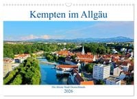 Produktbild: Kempten im Allg&auml;u, die &auml;lteste Stadt Deutschlands (Wandkalender 2026 DIN A3 quer), CALVENDO Monatskalender