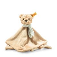 Produktbild Steiff 242281 - Jimmy Teddybär Schmusetuch, beige, Plüsch/Baumwolle, 26 cm