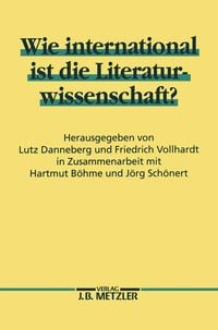 Produktbild: Wie international ist die Literaturwissenschaft?