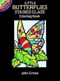 Produktbild: Little Butterflies Stained Glass Coloring Book