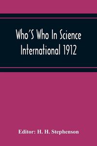 Produktbild: Who'S Who In Science International 1912