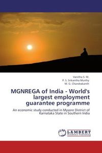 Produktbild: S. M. , V: MGNREGA of India - World's largest employment gua