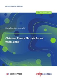 Produktbild: Chinese Plants Names Index 2000-2009