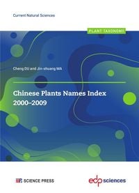 Produktbild: Chinese Plants Names Index 2000-2009