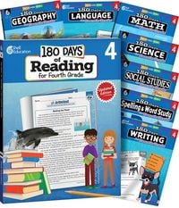 Produktbild: 180 Days(tm) Bundle Grade 4: 8-Book Set