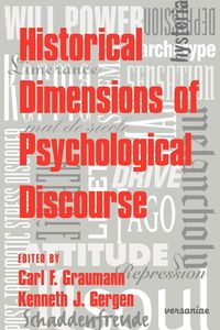 Produktbild: Historical Dimensions of Psychological Discourse
