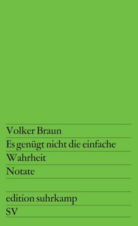 Produktbild: Es gen&uuml;gt nicht die einfache Wahrheit