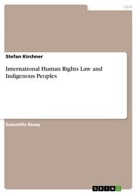Produktbild: International Human Rights Law and Indigenous Peoples