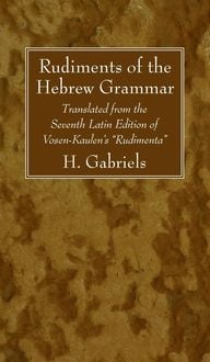 Produktbild: Rudiments of the Hebrew Grammar