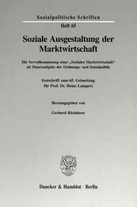 Produktbild: Soziale Ausgestaltung der Marktwirtschaft.