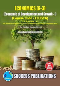 Produktbild: Economics of Development and Growth - I(T.Y.B.A,S.P. College,Sem.-V)
