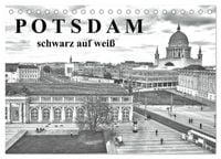Produktbild: Potsdam schwarz auf wei&szlig; (Tischkalender 2026 DIN A5 quer), CALVENDO Monatskalender
