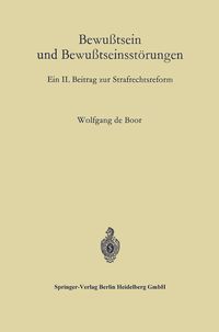 Produktbild: Bewu&szlig;tsein und Bewu&szlig;tseinsst&ouml;rungen