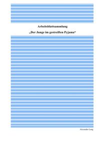 Produktbild: Arbeitsblattsammlung "Der Junge im gestreiften Pyjama"